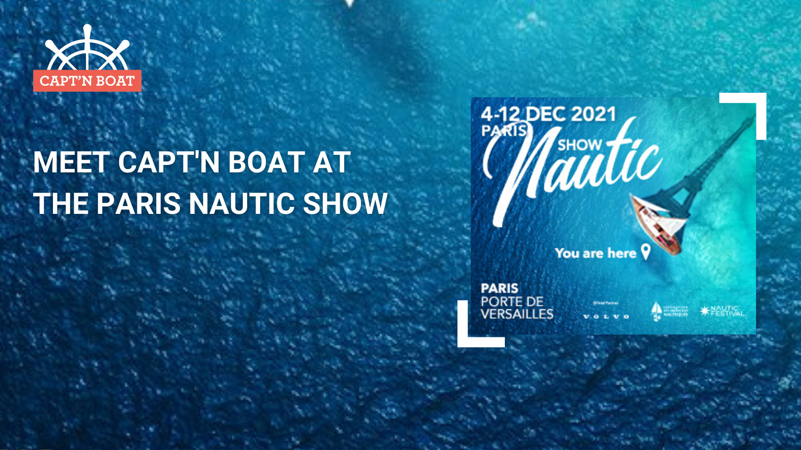 Meet Capt'n Boat at the Paris Nautic show